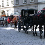 Fiaker, Horse drawn carriages, in Vienna