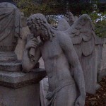 Angel on Tombstone at St. Marx's Cemetery