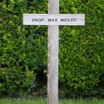 Cross marking Austrian Artist, Max Weiler's burial place, Central Cemetery