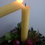 Lighting all candles with Light of Peace