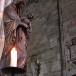 Candle in St. Stephan's Cathedral in Vienna