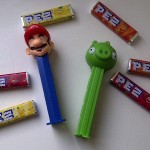 Mario Pez and Angry Bird Pez with Pez bricks