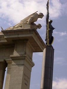 Soviet War Memorial, Schwarzenbergplatz, Red Army Soldiers