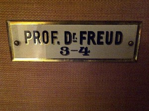 Sign to Sigmund Freud's Office and Apartment