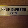 Sign to Sigmund Freud's Office and Apartment