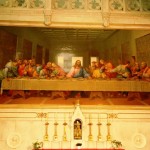 Rafaelli's mosaic copy of Da Vinci's Last Supper in Vienna's Minoriten Church