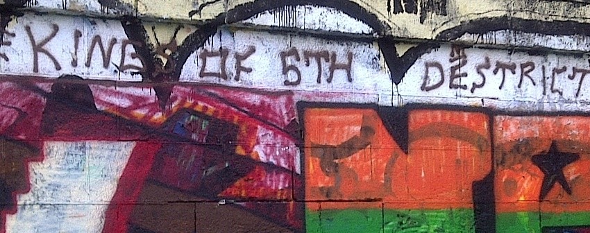 Kings of 5th District, graffiti, Donaukanal, Vienna, Austria, 2014