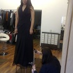 Gown fitting at seamstress in 2nd district