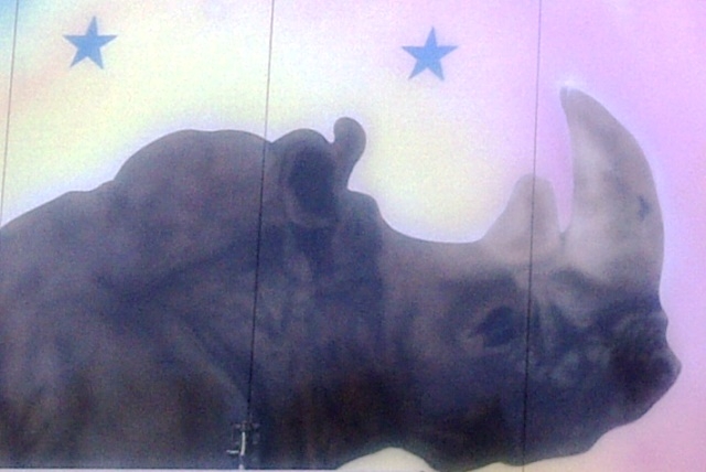 Because rhinos deserve art too