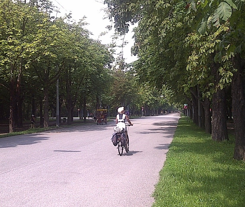 Bikers in Prater