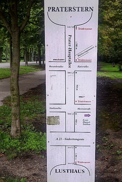 Prater Allee is 4,3 km long of running