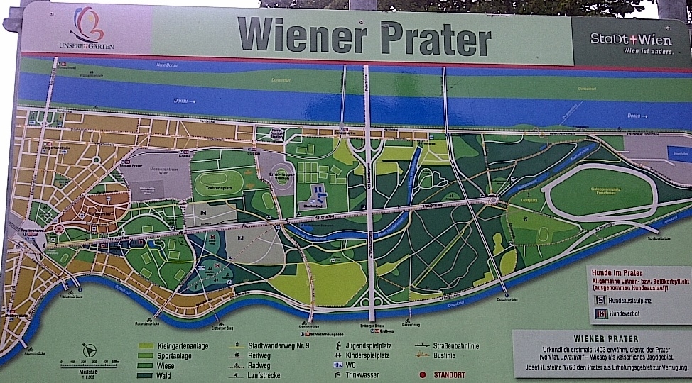 Viennese Prater Map