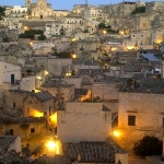 Matera, Italy, view over the Sassi