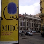 Miro From Earth to Heaven Albertina Exhibition Poster