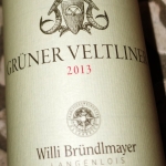 Bottle of Grüner Veltliner from Bründlmayer