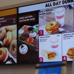 Dunkin Donuts menu