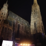 Stage at Stephansdom New Year's Eve