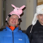 Hats are a must on New Year's Eve - the more outrageous, the better