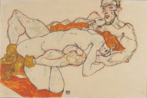 Egon Schiele - Lovers