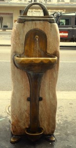 Public water fountain at Hoehe Markt in the first district