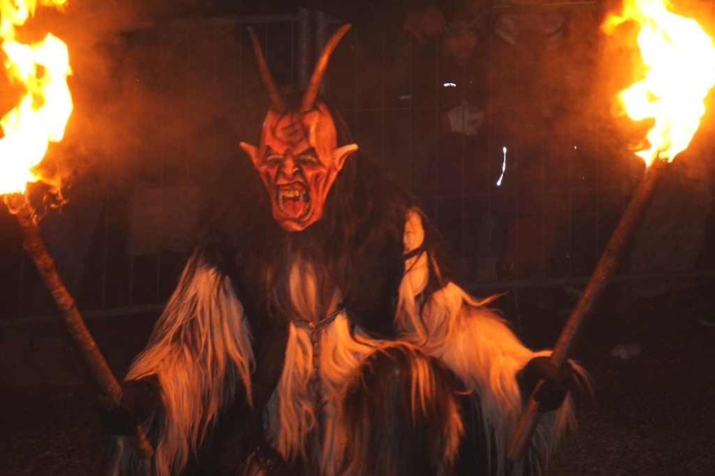 Fire bearing Krampus