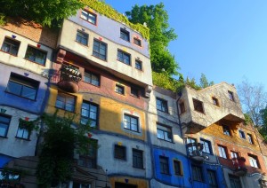 Hundertwasser housing in Vienna's 3rd district
