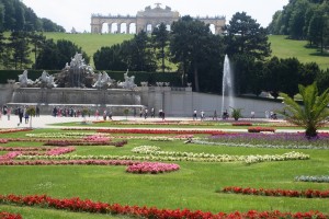 Schoenbrunn Park in Vienna